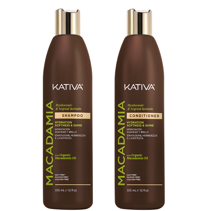 Pack Macadamia: Shampoo + Conditioner – Hydratation & Brillance