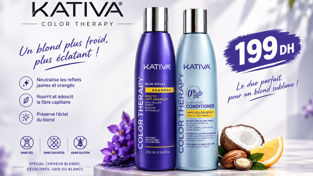 Kativa Color Therapy – Shampooing et Après-Shampooing 250 ml