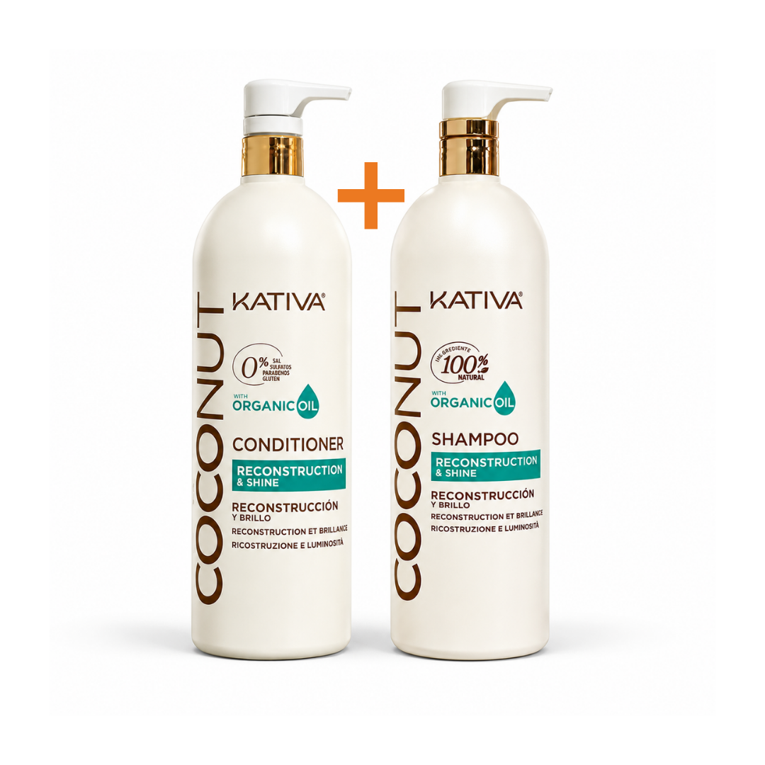 Pack KATIVA Coco – Shampooing & Conditioner 1L