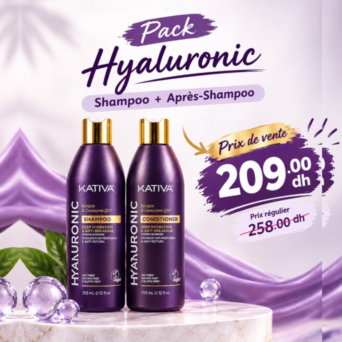 Pack Hyaluronic : Shampoo - Conditioner